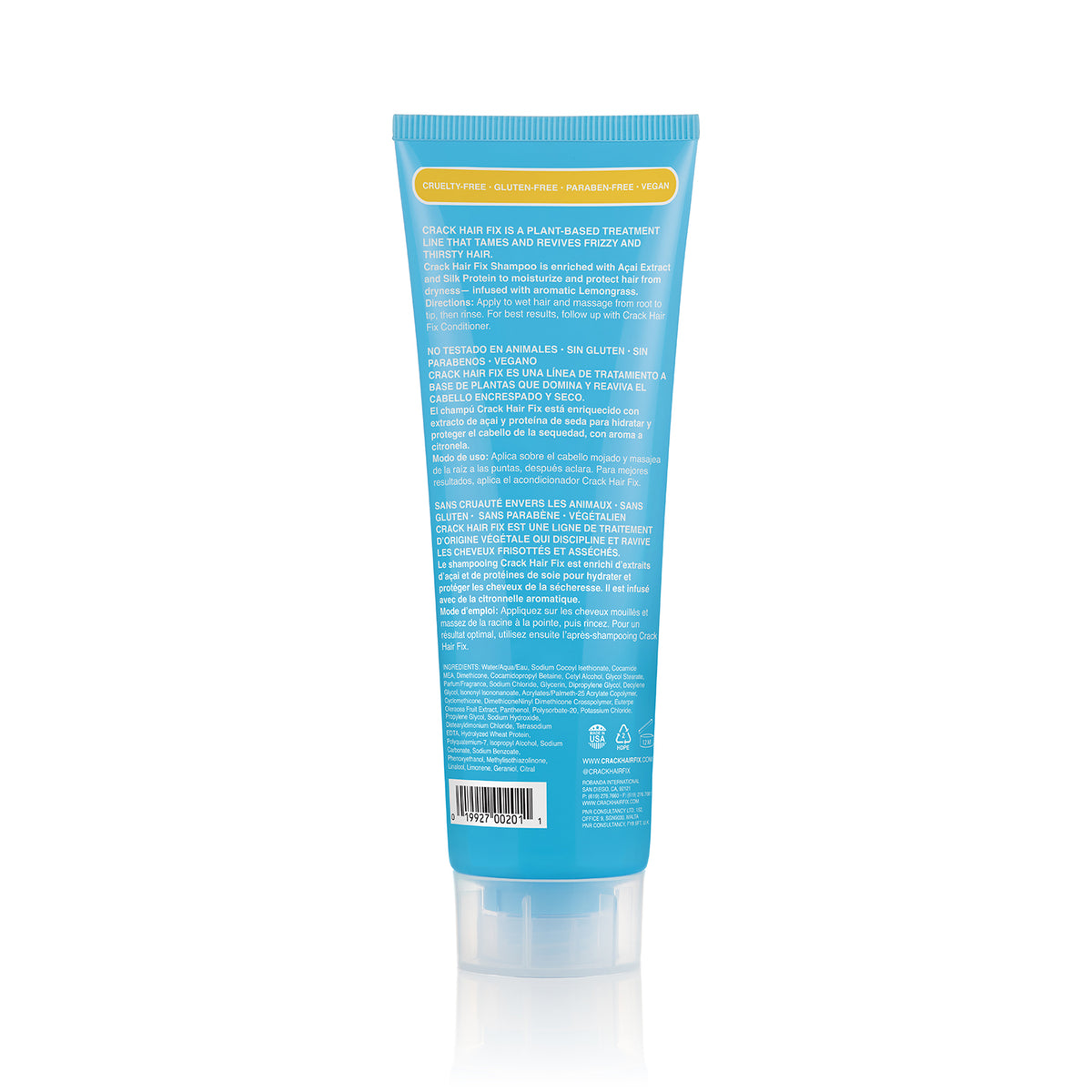 Crack Clean & Soaper Shampoo – 1 Liter, Vegan, Für Colorations Und Tönung, Ohne Ammoniak