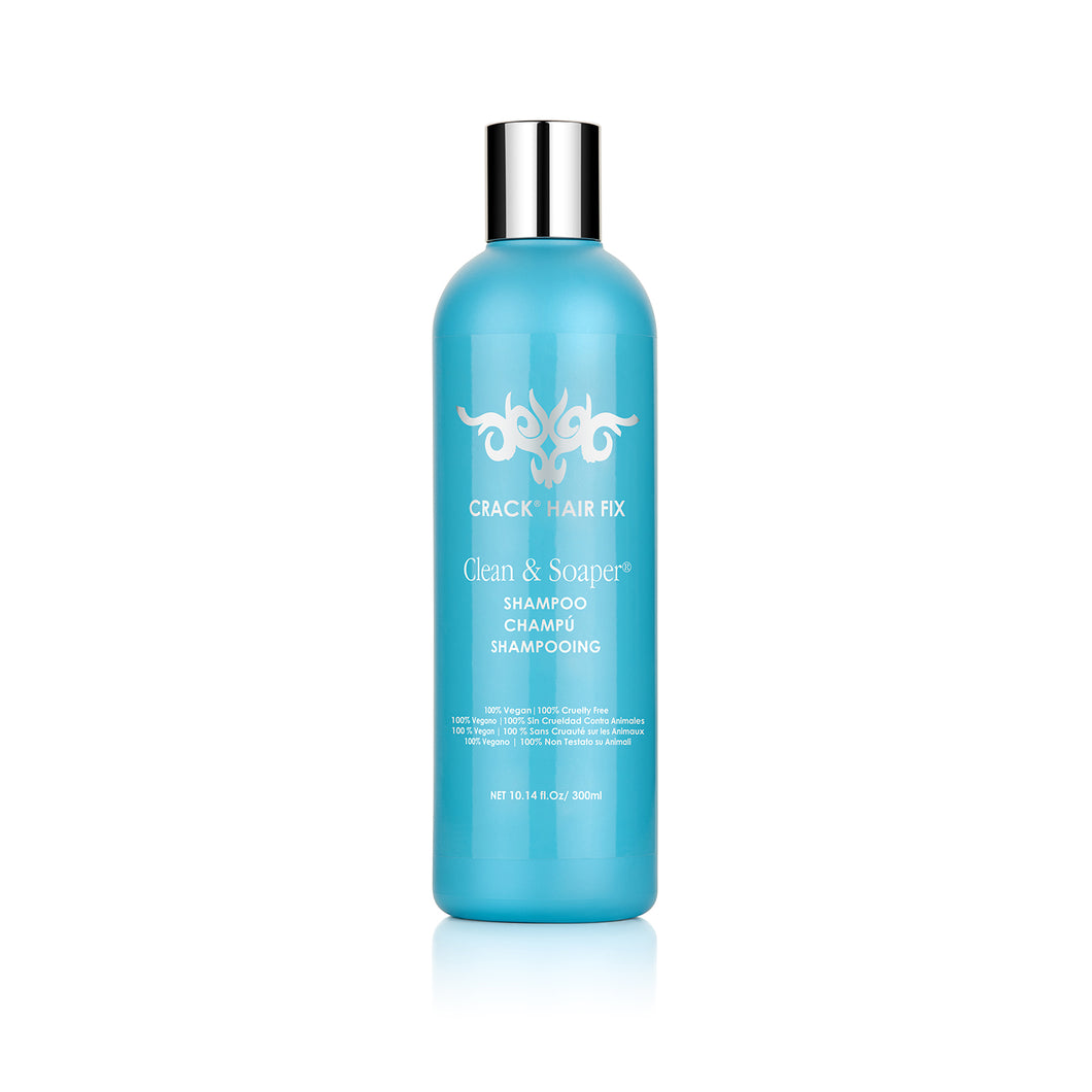 Crack Hair Fix - Clean and Soaper Shampoo 10 fl oz